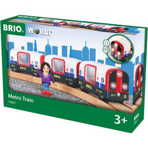 Metro son et lumière - Thème Voyageur - Age 3 ans + - Brio - 33867