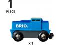 Locomotive de fret bleue a pile - Thème Transport de marchandises - Age 3 ans + - Brio - 13000