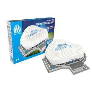 Megableu editions - 678266 - Puzzle-Stade 3D Orange Velodrome (Olympique DE Marseille) avec LED (436450)