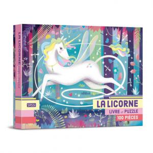 Livre et puzzle 100 pièces - La licorne - Sassi - 302792