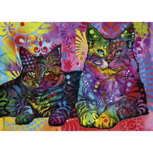 Puzzle 1000p Jolly Pets Devoted 2 Cats Heye - Heye - 29864