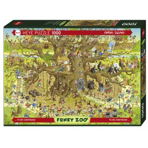 Puzzle 1000p Funky Zoo Monkey Habitat Heye - Heye - 29833