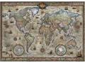 Puzzle 1000p Map Art Retro World Heye - Heye - 29871