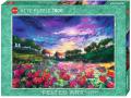 Puzzle 1000 pièces felted art sundown poppies - Heye - 29917