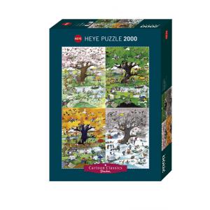 Puzzle 2000 pièces cartoon classics 4 seasons - Heye - 29873