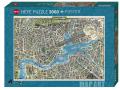 Puzzle 2000p Map Art City Of Pop Heye - Heye - 29844