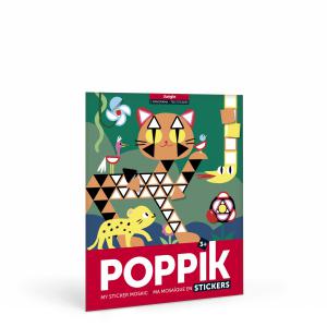 Ma mosaïque en stickers -Jungle - Poppik - MAT001