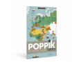 Mon poster en stickers -Carte du monde - Poppik - MOS008