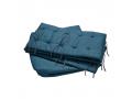 Set de conversion Sofa Linea/Luna 120, Bleu Nuit - Leander - 700818-65
