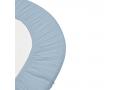 Lot de 2 draps housse bébé en coton BIO, Bleu Pastel - Leander - 780013-64
