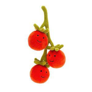 Jellycat - VV6T - Peluche tomate Vivacious Vegetable - l = 21 cm x H =8 cm (452428)