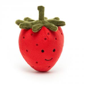 Peluche Fabulous Fruit Strawberry - l : 7 cm x H: 8 cm - Jellycat - FABF6S