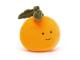 Peluche Fabulous Fruit Orange - l : 10 cm x H: 9 c