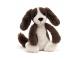 Peluche Bashful Fudge Puppy Small - l : 9 cm x H: 18 cm