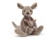 Peluche Kara Kangaroo - l : 12 cm x H: 37 cm