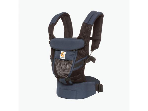 Porte-bébé adapt - cool air mesh - bleu noir