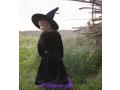 Vera la sorcière velours, robe et chapeau , Taille EU 92-104 - Ages 2-4 years - Great Pretenders - 33093