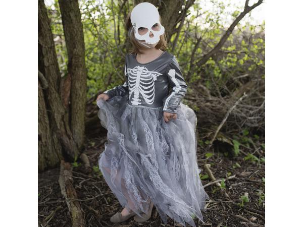 Robe squelette avec masque, taille eu 92-104 - ages 2-4 years