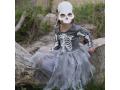 Robe squelette avec masque, Taille EU 104-116 - Ages 4-6 years - Great Pretenders - 33165
