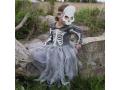Robe squelette avec masque, Taille EU 104-116 - Ages 4-6 years - Great Pretenders - 33165