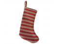Christmas stocking - Red/Sand - Hauteur : 8 cm - Maileg - 14-0162-00