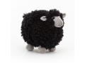 Peluche Rolbie Sheep Black Small - l = 13 cm x H =15 cm - Jellycat - ROL6SB
