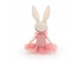Peluche Pirouette Bunny Rose - l = 9 cm x H =27 cm - Jellycat - PB6RO
