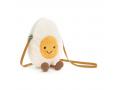 Sac peluche  Amuseable Happy Boiled Egg Bag - l : 18 cm x H: 30 cm - Jellycat - A4BE
