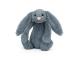 Peluche Bashful Dusky Blue Bunny Small - l : 9 cm x H: 18 cm