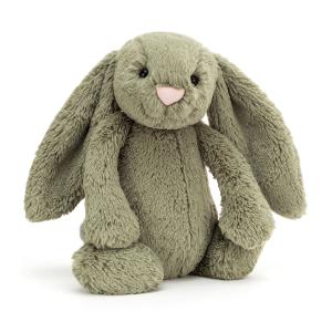 Jellycat - BAS3FERN - Bashful Fern Bunny Medium - l = 12 cm x H =31 cm (455846)