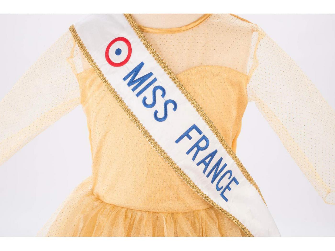 Robe Miss France Prestige Or 8-10 ans - BornToBeKids