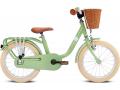 Bicyclette avec panier de guidon Steel Classic 16 vert rétro - Puky - 4233