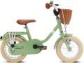 Bicyclette avec panier de guidon Steel Classic 12 vert rétro - Puky - 4114