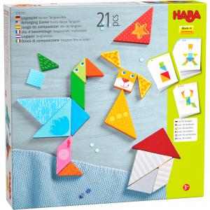 Haba - 305777 - Jeu d’assemblage Tangram-Mix multicolore (456906)