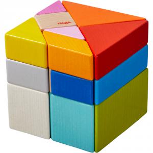 Haba - 305778 - Jeu d’assemblage en 3D Cube Tangram (456924)