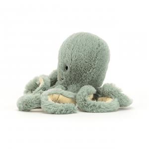Jellycat - ODYB4OC - Peluche octopus Odyssey Baby - l = 7 x H = 14 cm (457422)
