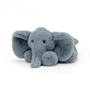 Jellycat - HUG2ELEL - Peluche elephant Huggady - l = 12 x H = 22 cm (457426)