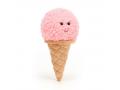 Peluche Irresistible Ice Cream Strawberry - l : 8 cm x H: 18 cm - Jellycat - ICE6STRAW