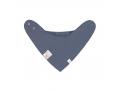 Lot de 2 bandanas Interlock, col bénitier, trainalgle bleu / rayé gris chiné - Lassig - 1531015986