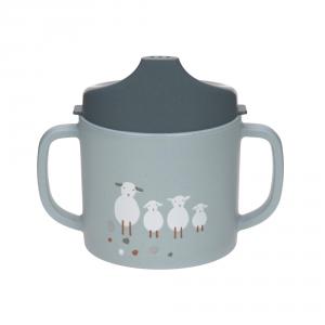 Tasse d´aprentissage Tiny Farmer Mouton et Oie bleu - Lassig - 1310066841