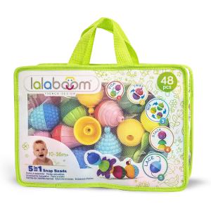 Lalaboom - BL460 - Perles educatives et accessoires -48 pces zipper bag (458498)