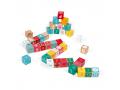 Kubix 40 Cubes + Puzzle lettres / Chiffres - Janod - J08307
