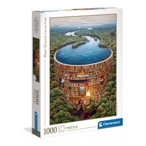 Clementoni - 39603 - Puzzle 1000 pièces - Bibliodame (460084)