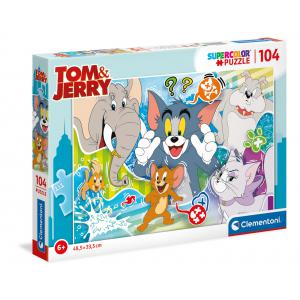 Puzzle enfant, 104 pièces - Tom & Jerry - Clementoni - 27518