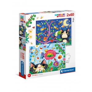 Clementoni - 21618 - Puzzle 2x60 pièces - Bugs (460348)