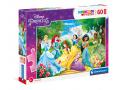 Puzzle enfant, 60 pièces Maxi - Princess - Clementoni - 26471