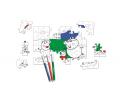 Puzzle enfant, Happy Color 60 pièces - Peppa Pig - Clementoni - 26096