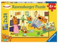 Puzzles 2x24 pièces - A la maison avec les Kid-E-Cats - Ravensburger - 05080