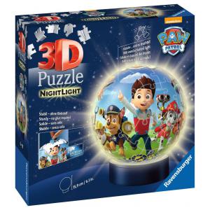 Puzzle 3D Ball 72 pièces illuminé - Pat'Patrouille - Ravensburger - 11842