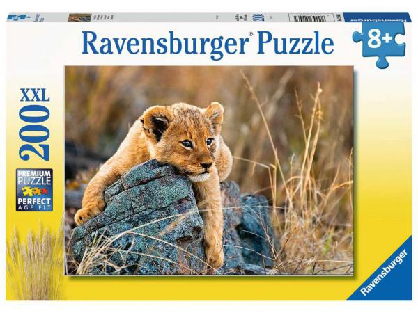 Puzzles enfants - puzzle 200 pièces xxl - le petit lionceau